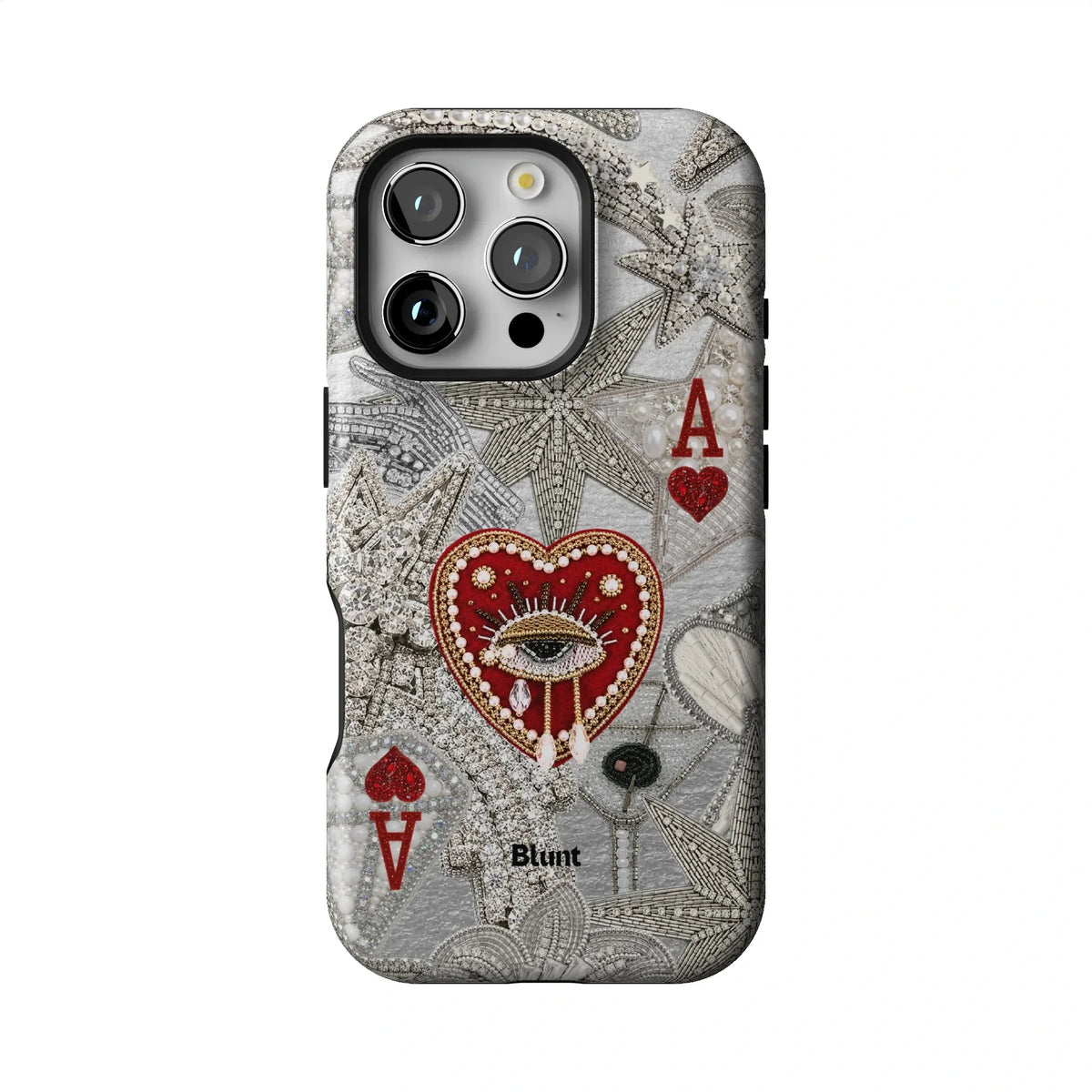 Silver Ace iPhone Case