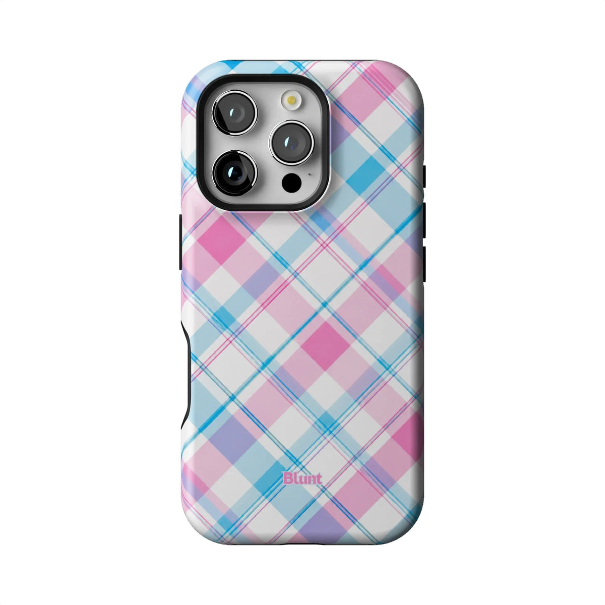 Bubblegum Plaid iPhone Case