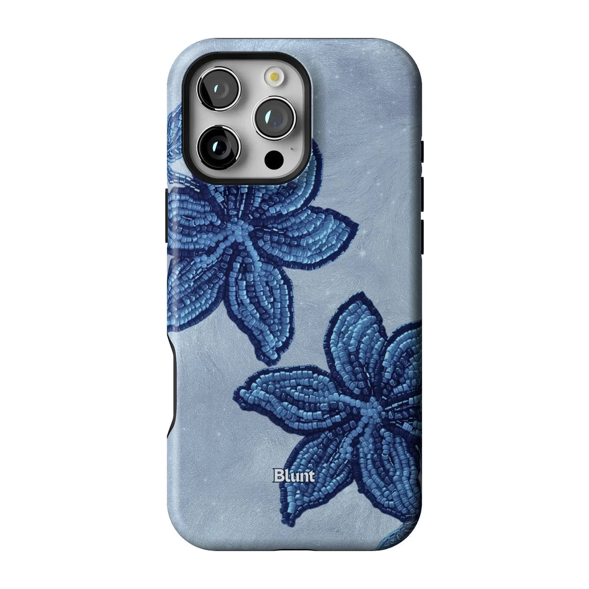 Blue Blush Orchid iPhone Case