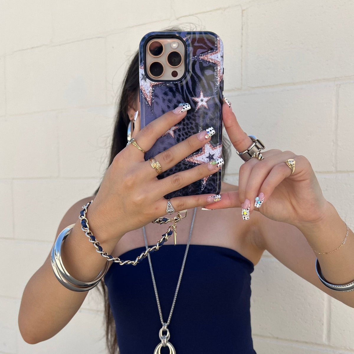 Midnight Phone Charm