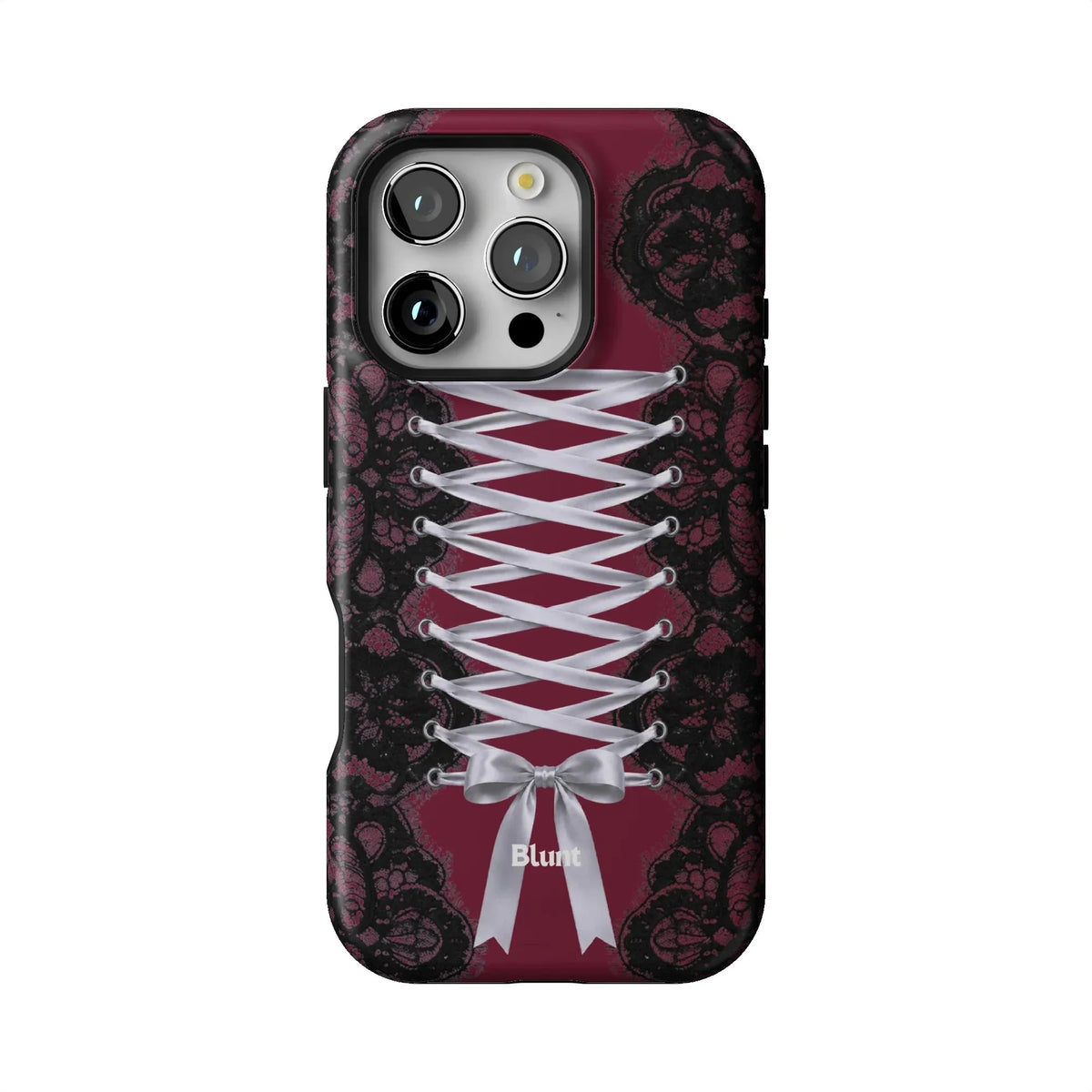 Mrs Burgundy iPhone Case