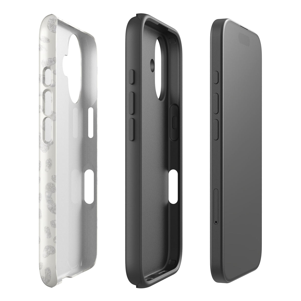 White Leopard iPhone Case