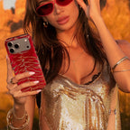 Crimson Veins iPhone Case
