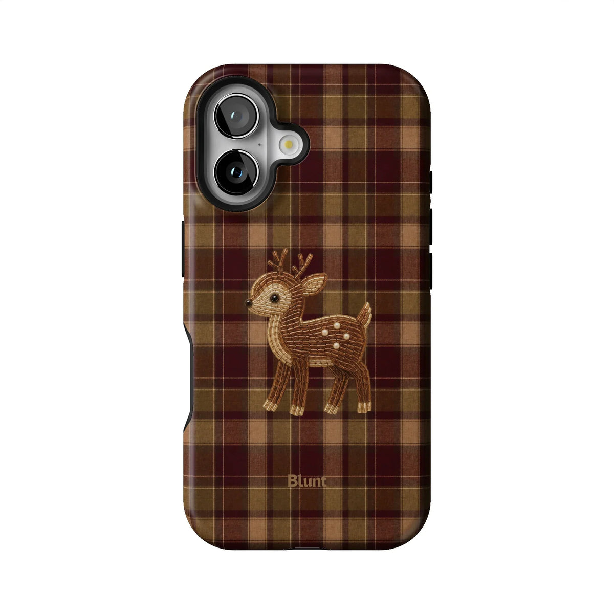 Plaid Fawn iPhone Case