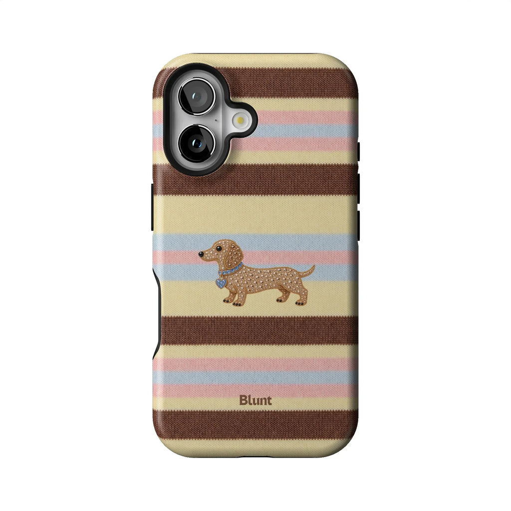 Banana Blonde Doxie iPhone Case