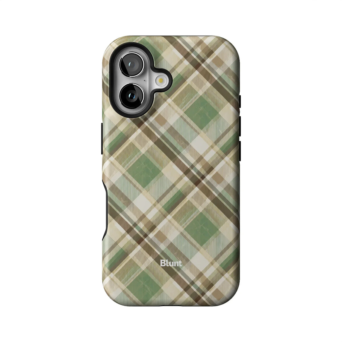 Plaid Pistacio iPhone Case