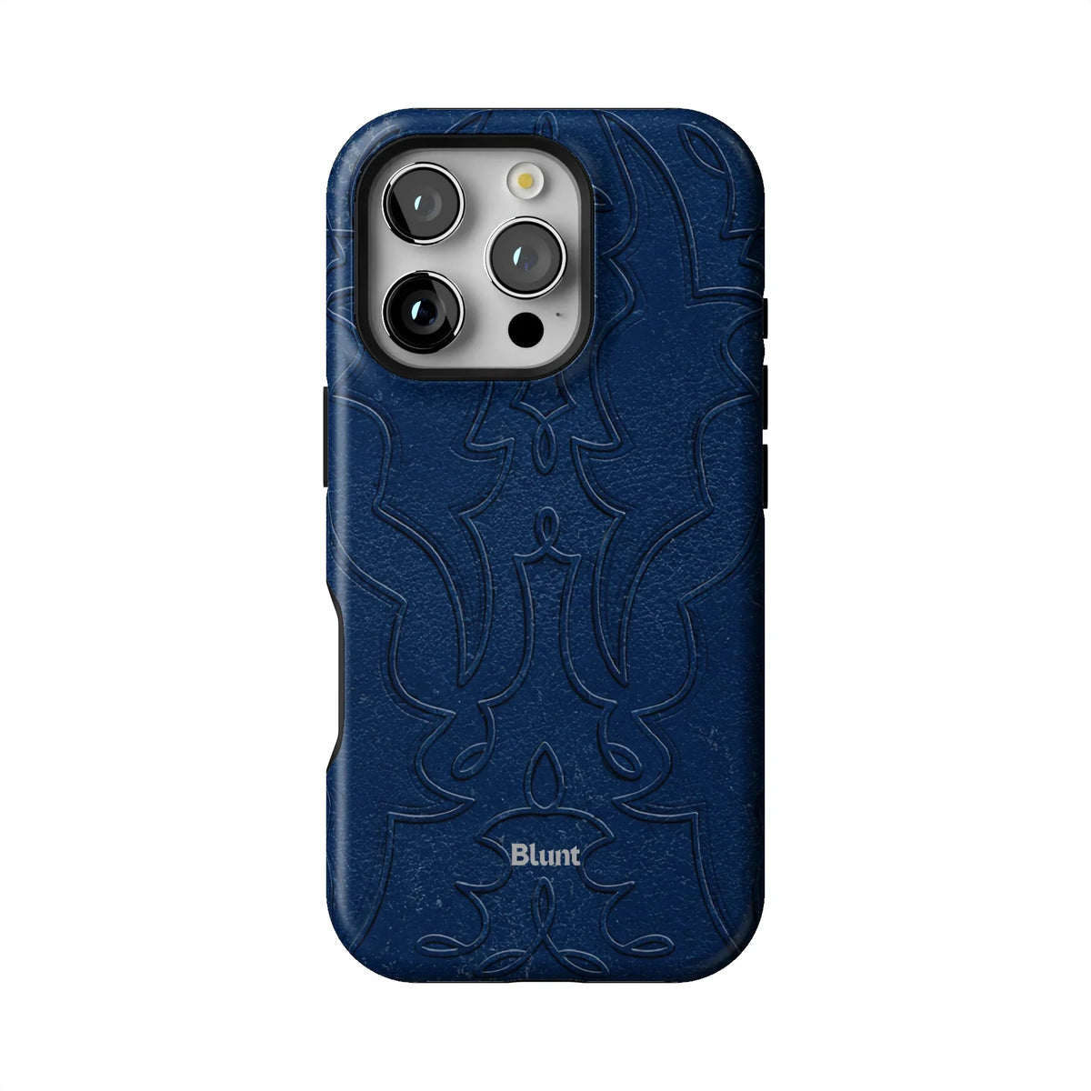 Navy Cut iPhone Case