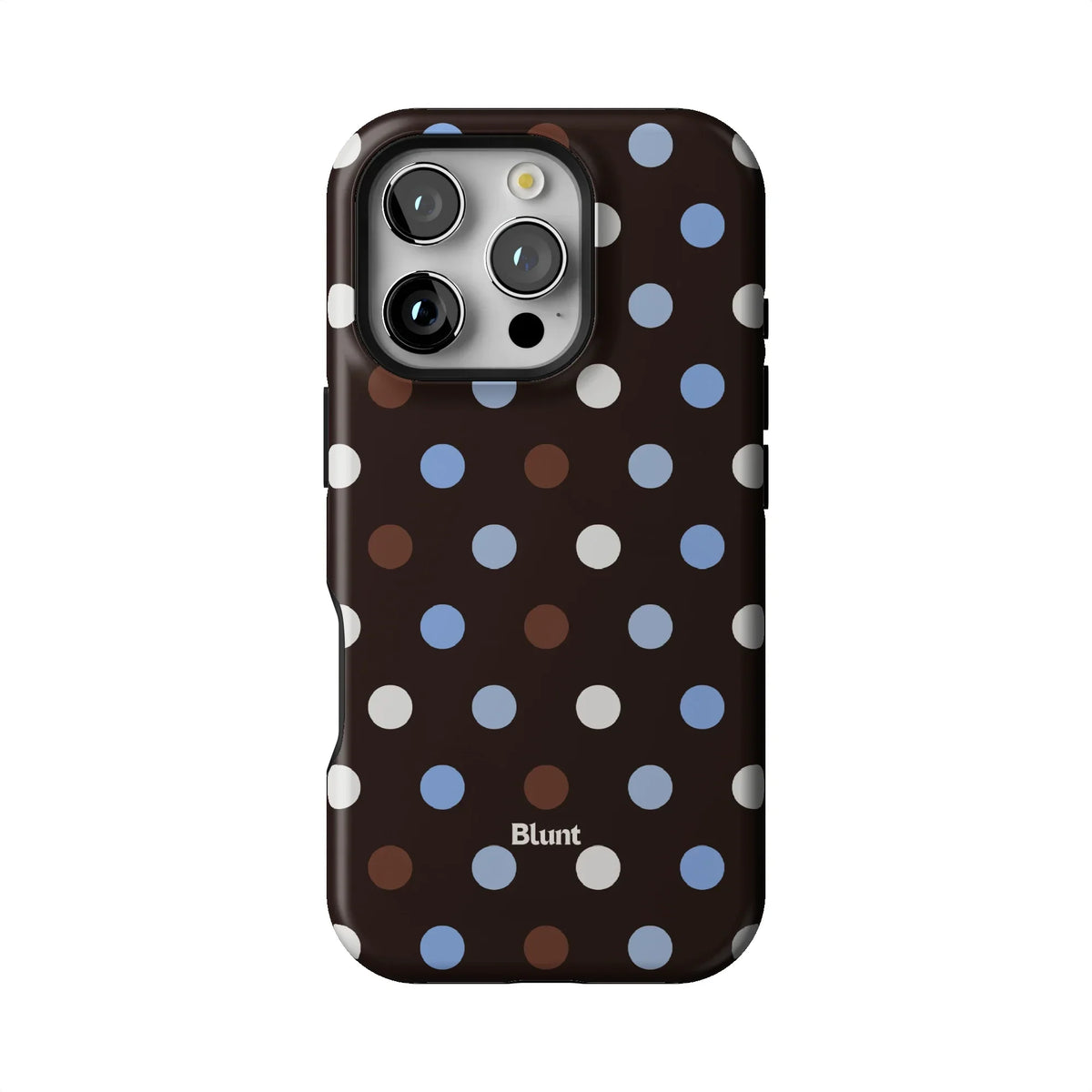 Timber Blue Polka iPhone Case