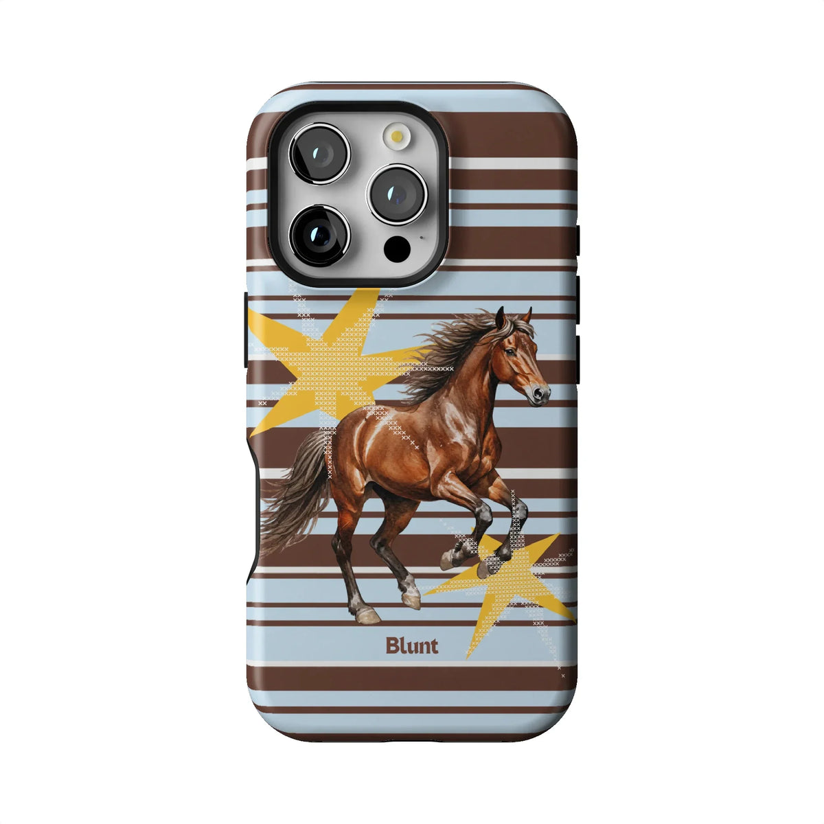Blue Bronc iPhone Case