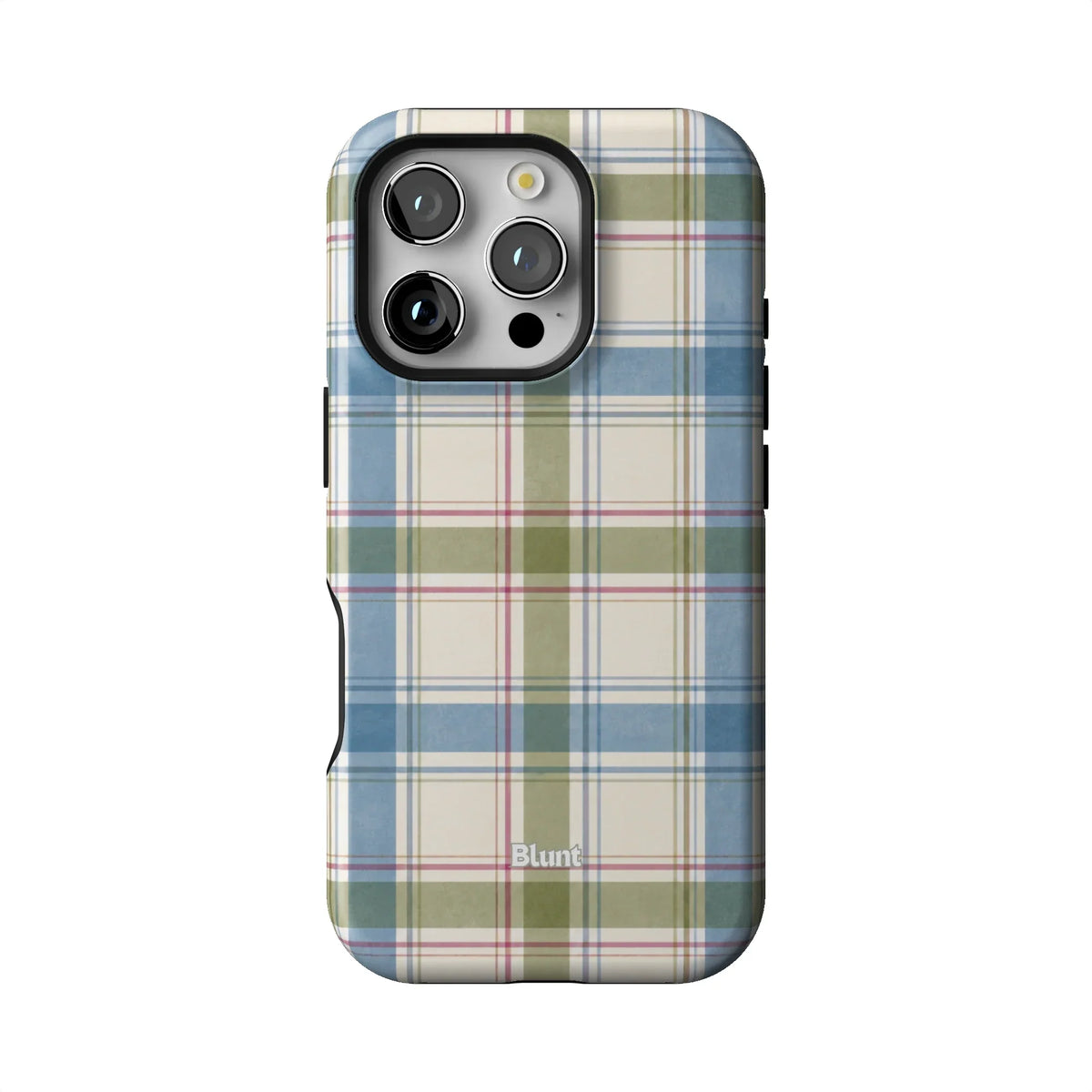 Plaid Softmint iPhone Case
