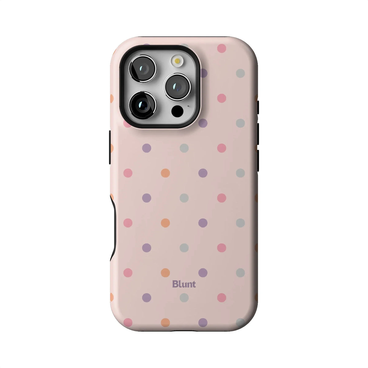 Peachy Polka iPhone Case