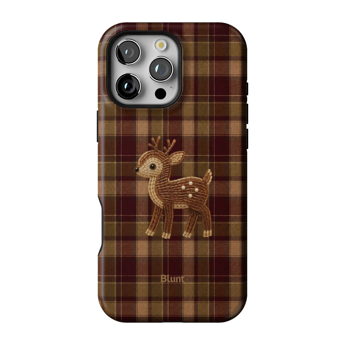 Plaid Fawn iPhone Case