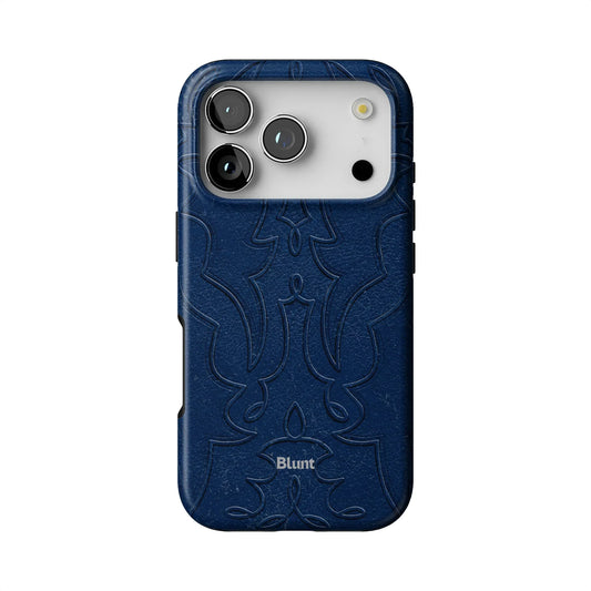 Navy Cut iPhone Case
