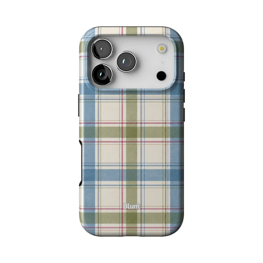 Plaid Softmint iPhone Case