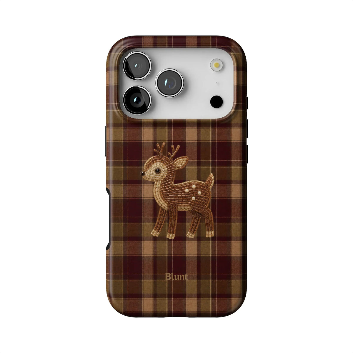 Plaid Fawn iPhone Case