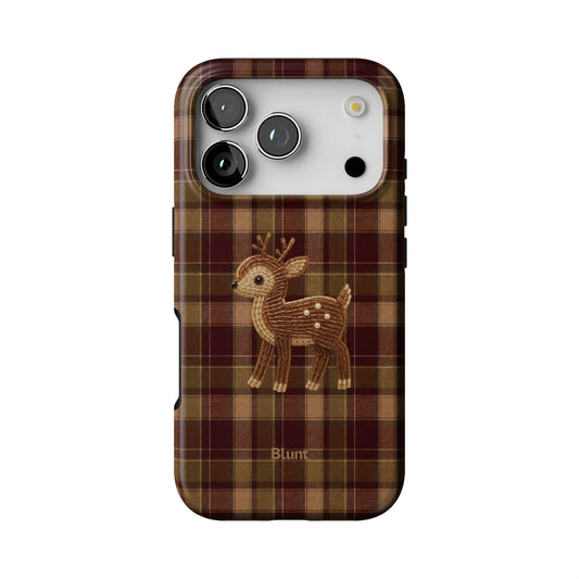 Plaid Fawn iPhone Case