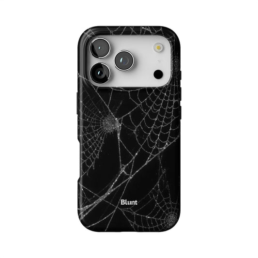 Silver Web iPhone Case