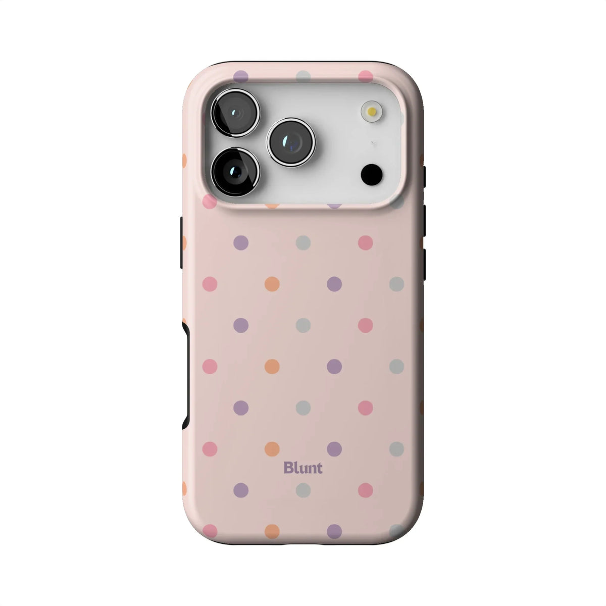 Peachy Polka iPhone Case