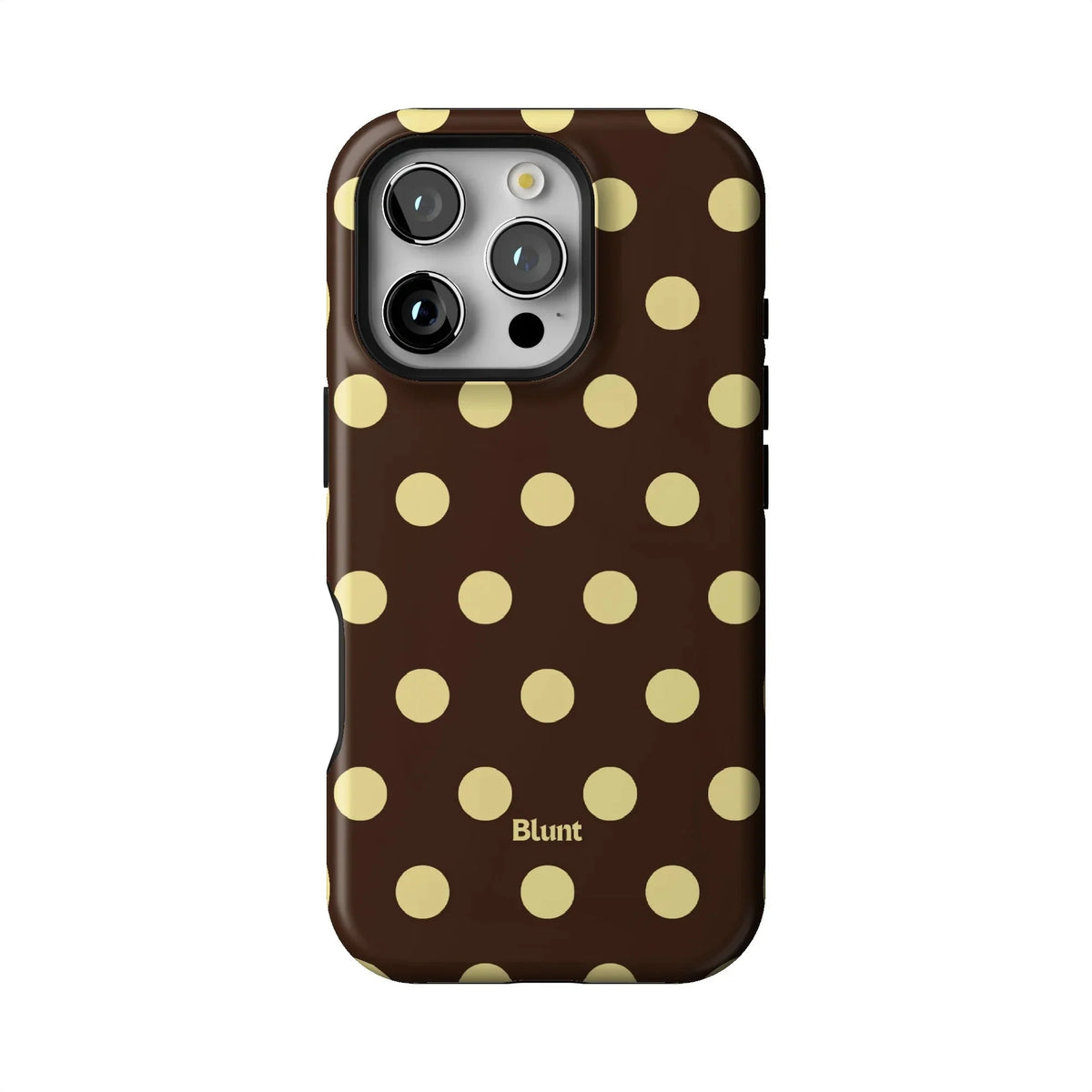 Brown Butter Polka iPhone Case