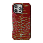 Crimson Veins iPhone Case