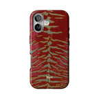 Crimson Veins iPhone Case