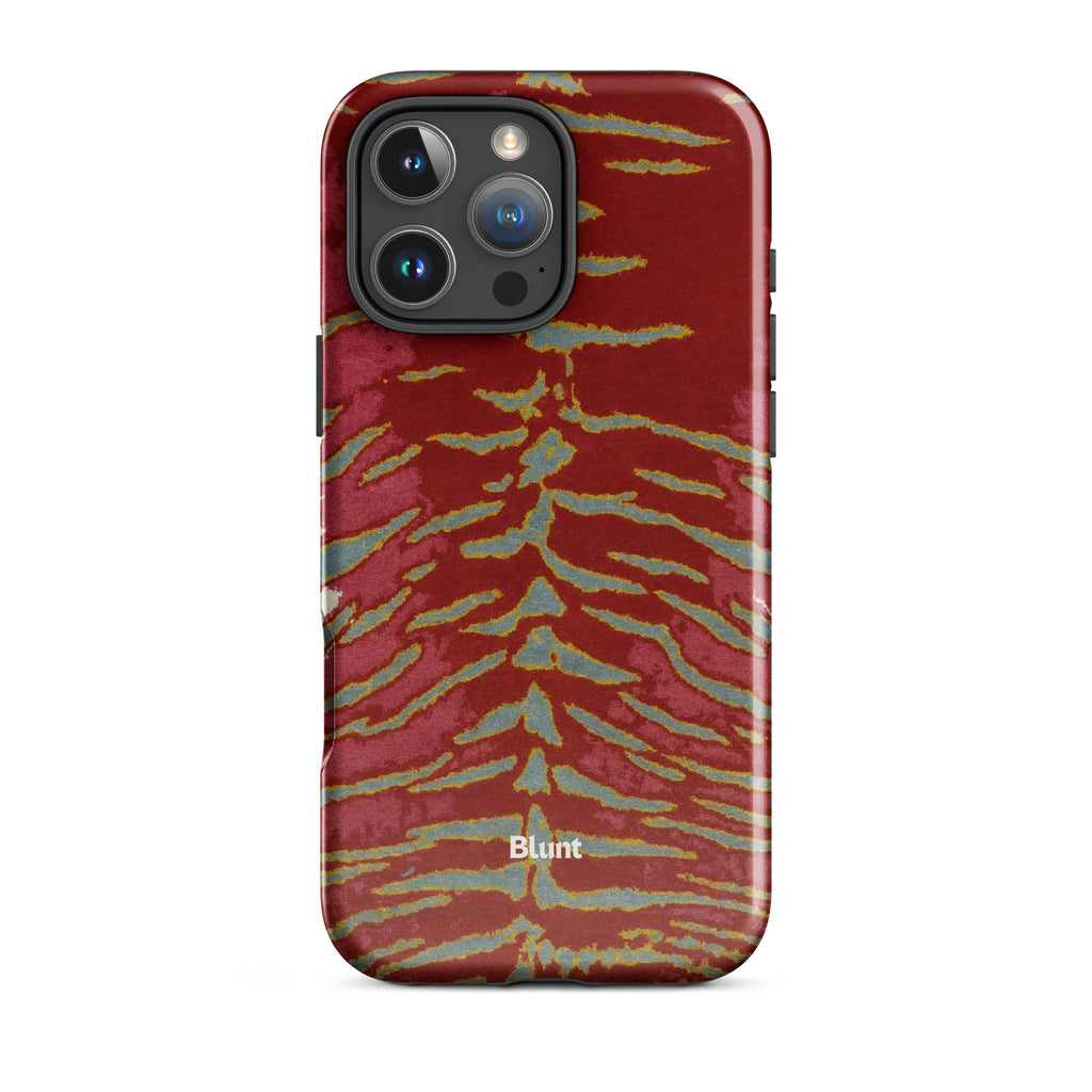 Crimson Veins iPhone Case