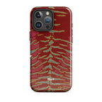 Crimson Veins iPhone Case