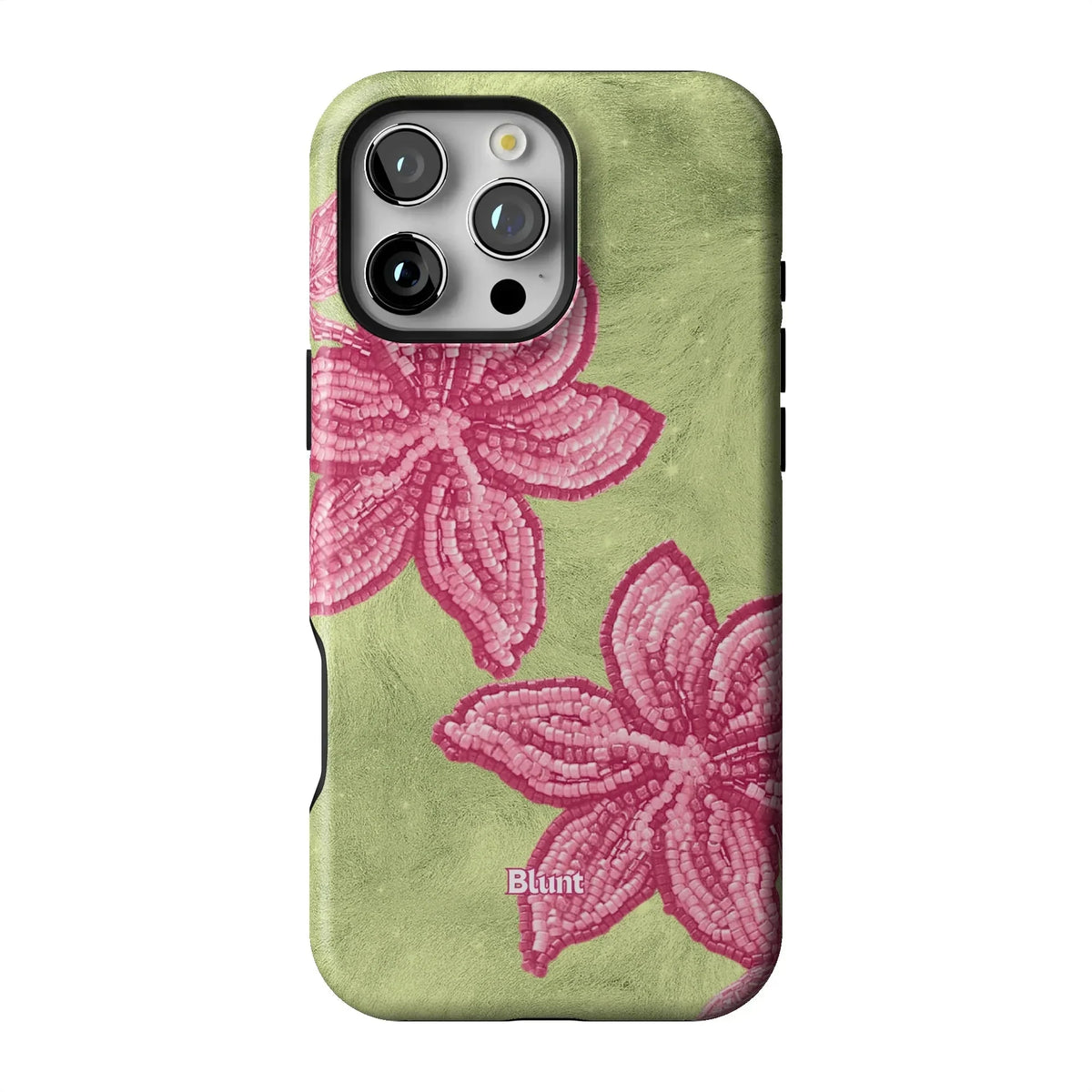 Green Blush Orchid iPhone Case