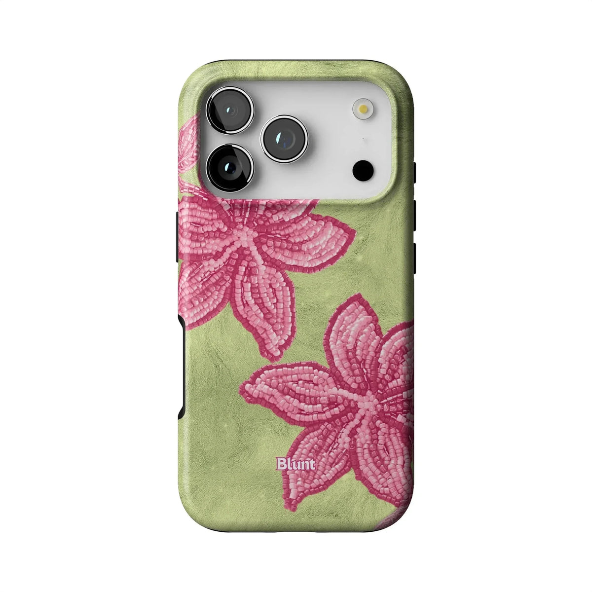 Green Blush Orchid iPhone Case