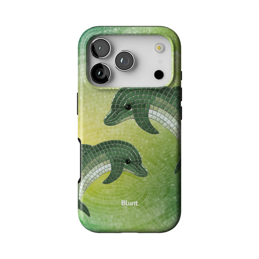 Green Delphine iPhone Case