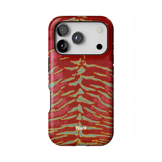 Crimson Veins iPhone Case