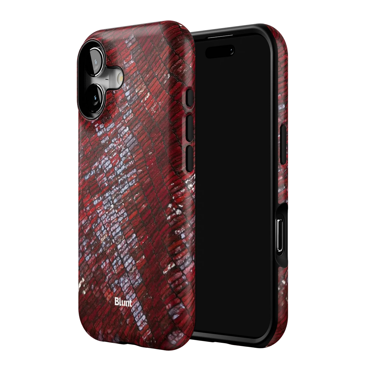 Crimson Scale iPhone Case