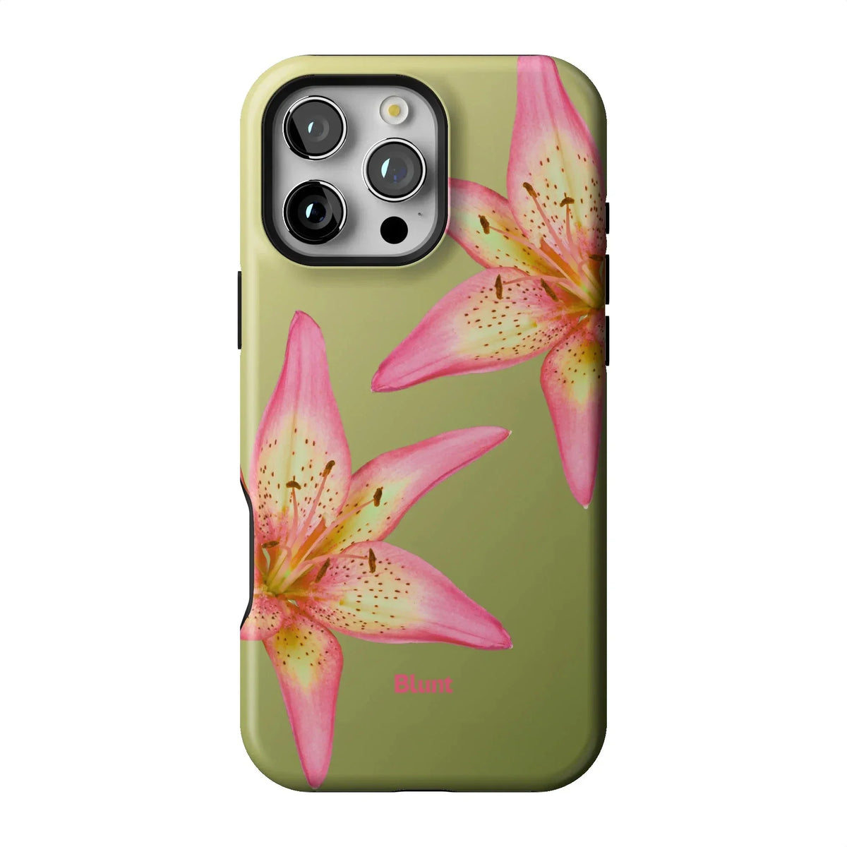Matcha Hibiscus iPhone Case