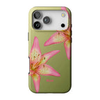 Matcha Hibiscus iPhone Case