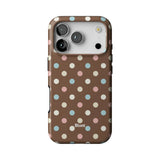 Mocha Confetti iPhone Case