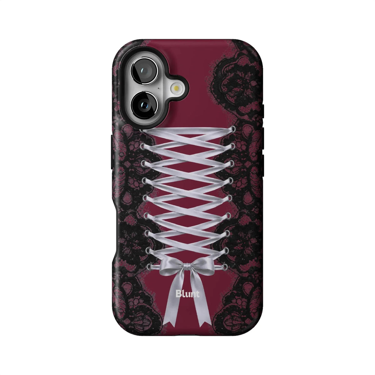Mrs Burgundy iPhone Case
