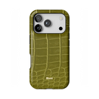 Olive Croc iPhone Case