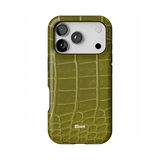 Olive Croc iPhone Case