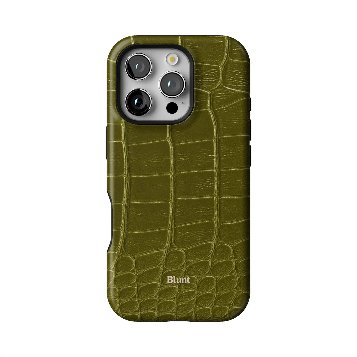 Olive Croc iPhone Case