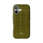 Olive Croc iPhone Case