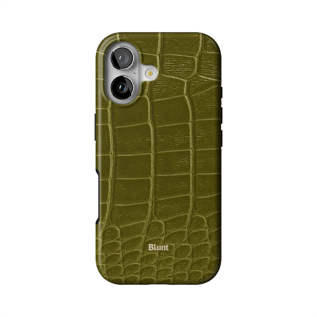 Olive Croc iPhone Case
