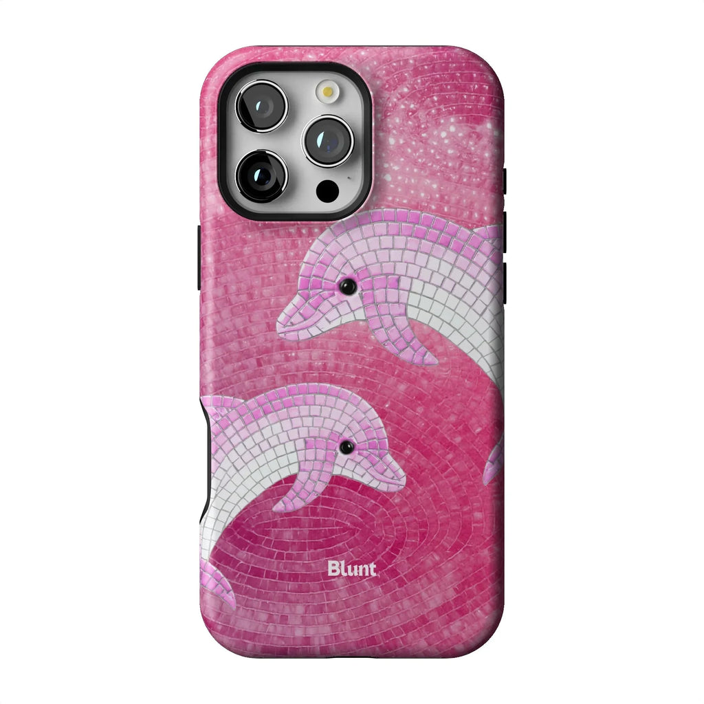Pink Delphine iPhone Case