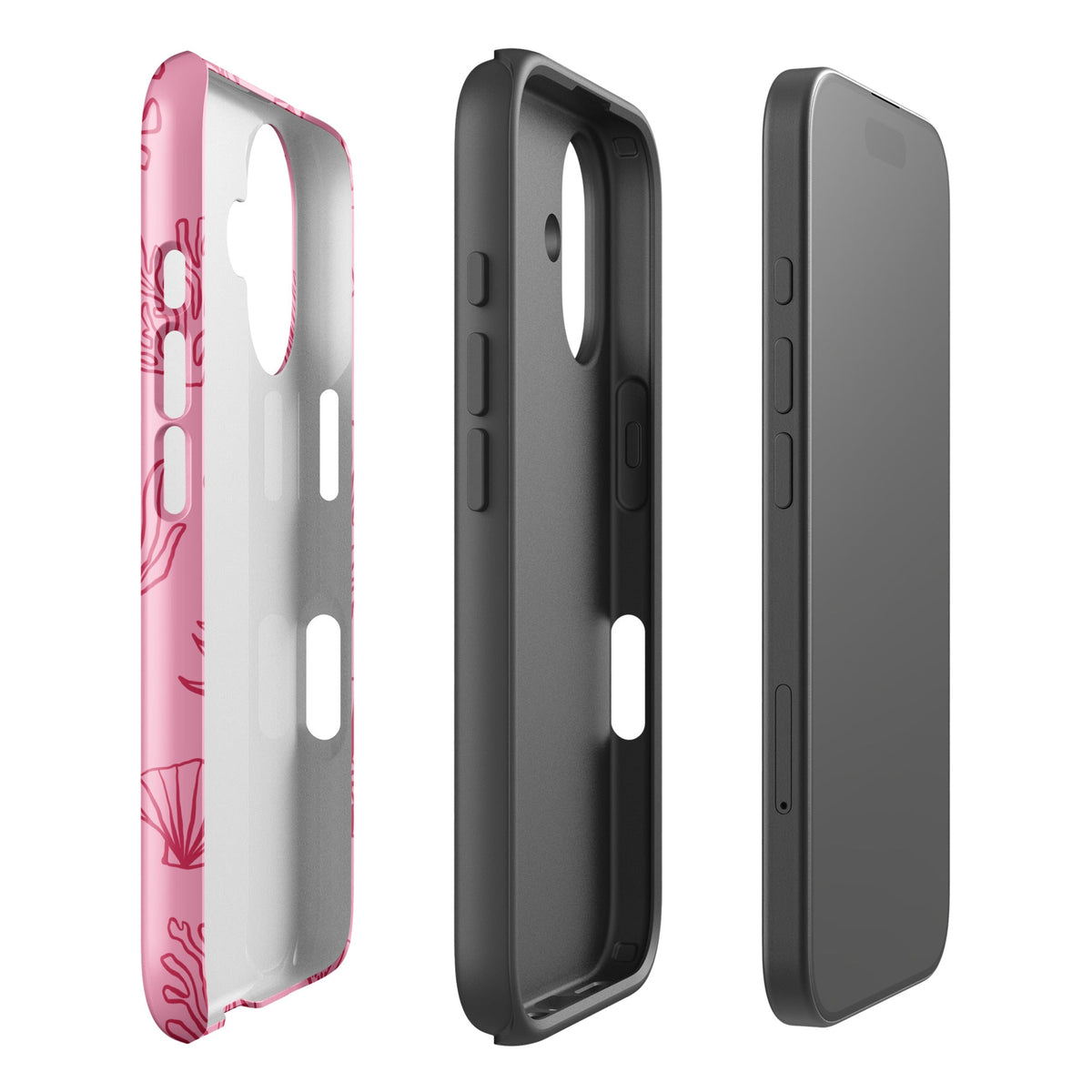 Pink Tide iPhone Case