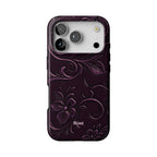 Plum Leather iPhone Case