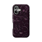 Plum Leather iPhone Case