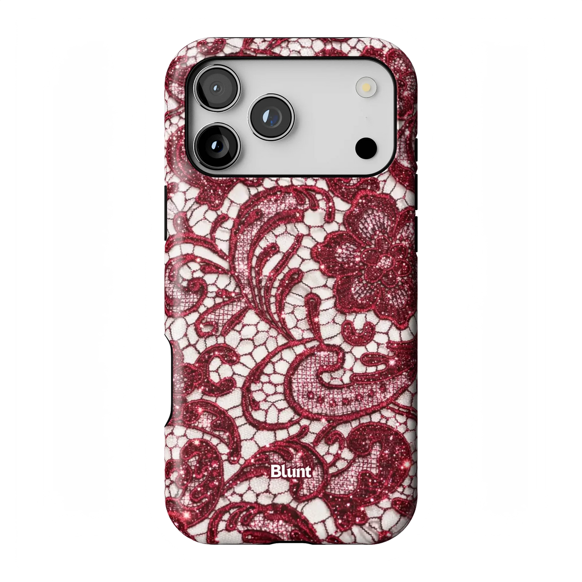 Crimson Lace iPhone Case