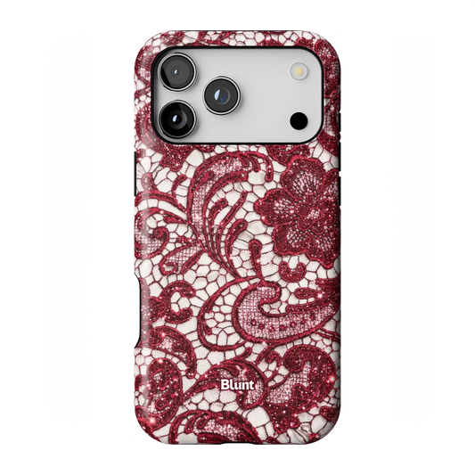 Crimson Lace iPhone Case