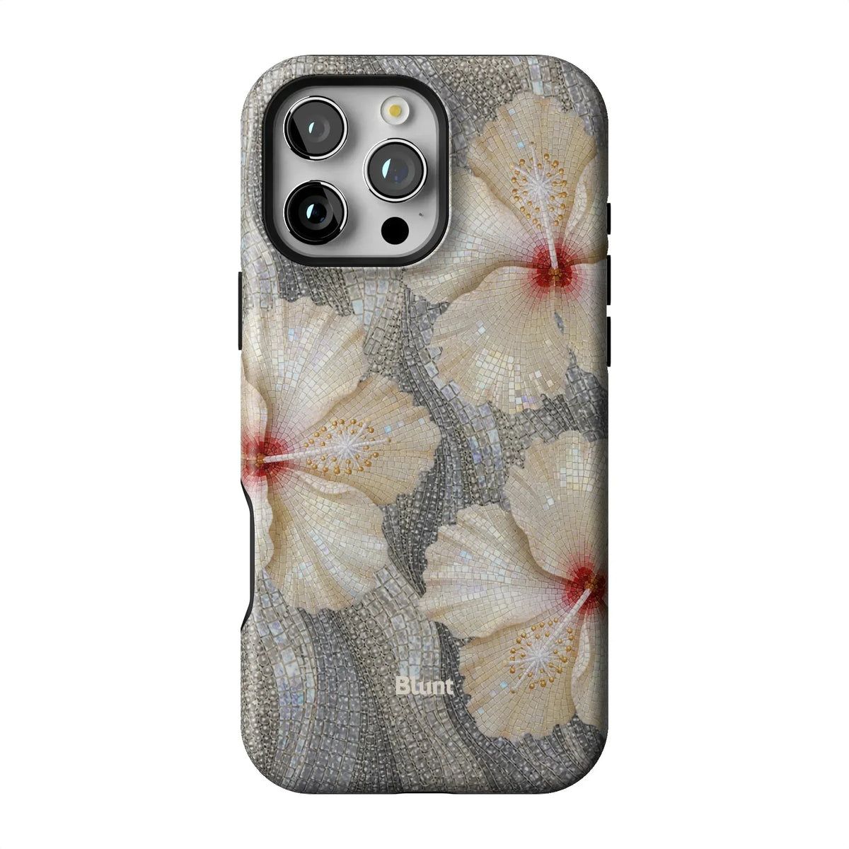 Silver Fleur iPhone Case