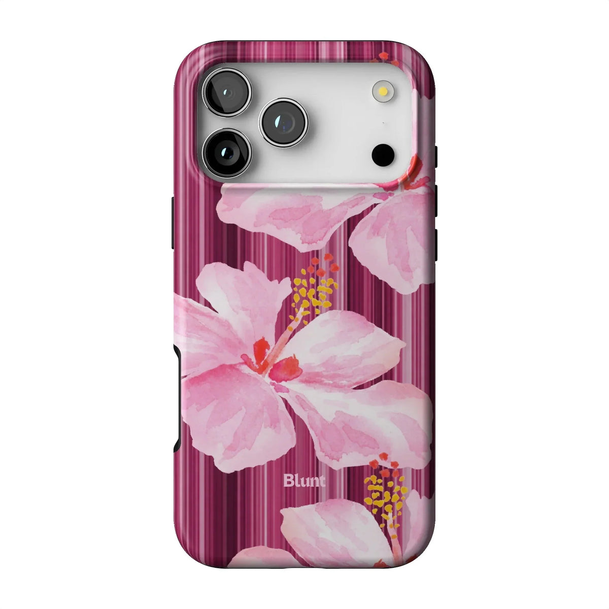 Striped Flora iPhone Case