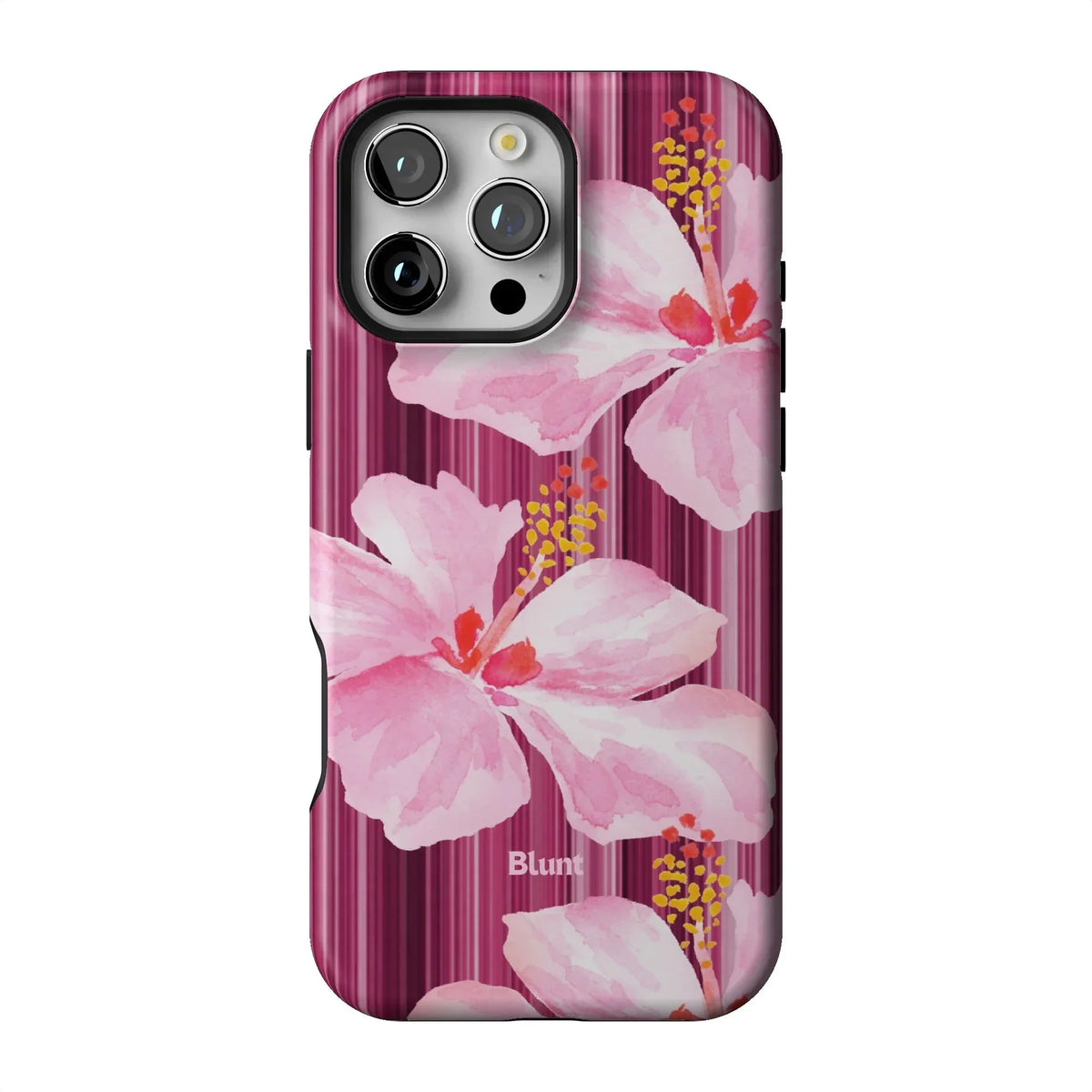 Striped Flora iPhone Case